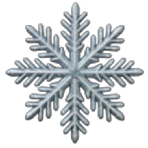 ❄️ Эмодзи «Снежинки» для Telegram