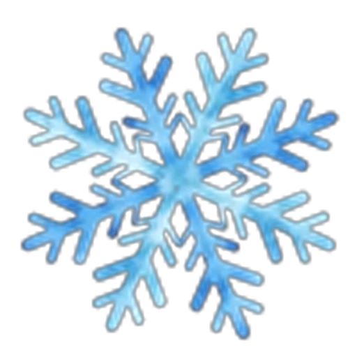 ❄️ Эмодзи «Снежинки» для Telegram