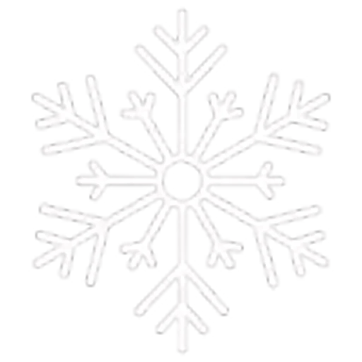 ❄️ Эмодзи «Снежинки» для Telegram