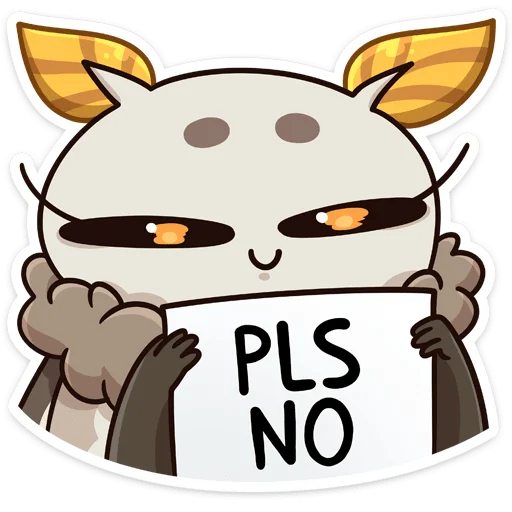 🙅‍♂ Стикер «Парный пак к набору - Тося» для Telegram