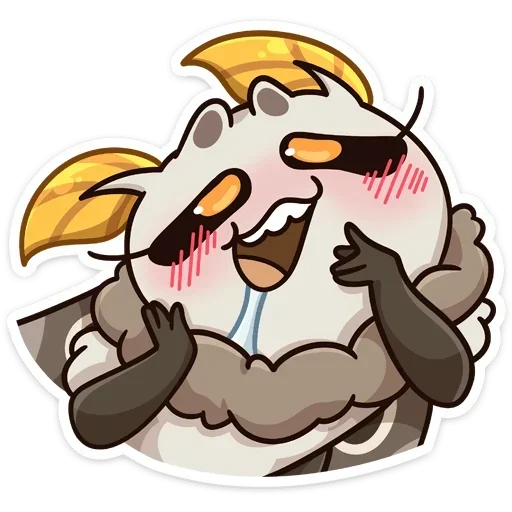 ❤️ Стикер «Тося без надписей» для Telegram