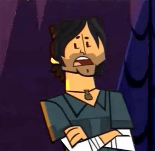 😒 Стикер «Total.drama▶» для Telegram