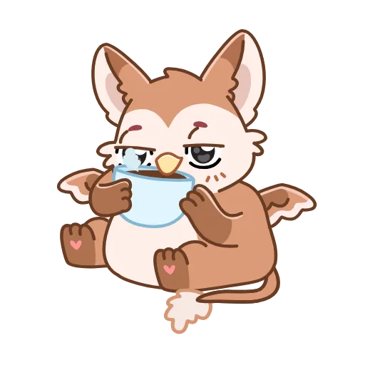 ☕ Стикер «Тото» для Telegram