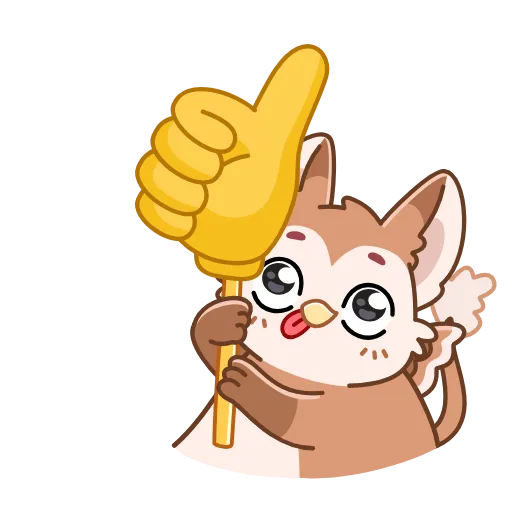👍 Стикер «Тото» для Telegram
