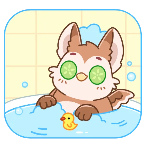 🛁 Стикер «Тото» для Telegram