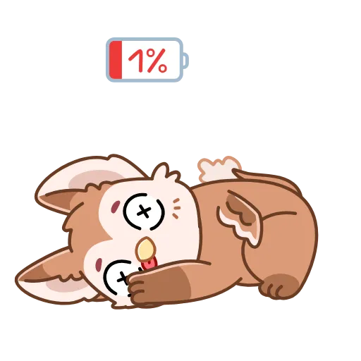 🔋 Стикер «Тото» для Telegram