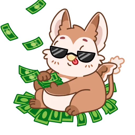 🤑 Эмодзи «Грифон Тото» для Telegram