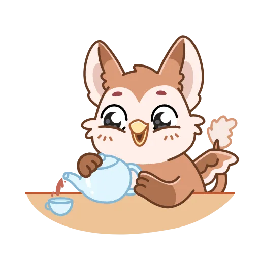🫖 Эмодзи «Грифон Тото» для Telegram