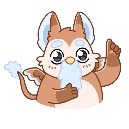 ☝️ Эмодзи «Грифон Тото» для Telegram
