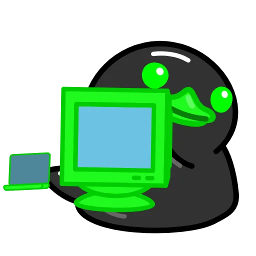 🖥 Стикер «Toxic Duck Токсичный Утя» для Telegram