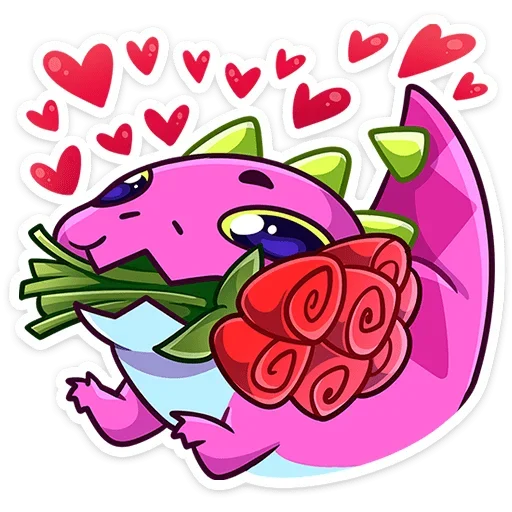 😍 Стикер «Токси» для Telegram