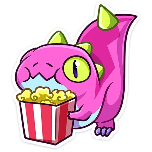 🍿 Стикер «Токси» для Telegram