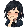 😊 Эмодзи «Аниме тян» для Telegram