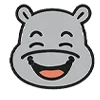 😆 Эмодзи «Бегемот» для Telegram
