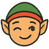 😉 Эмодзи «Эльф» для Telegram