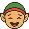 😆 Эмодзи «Эльф» для Telegram