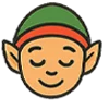 ☺️ Эмодзи «Эльф» для Telegram