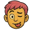 😜 Эмодзи «Парниша» для Telegram