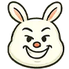 😏 Эмодзи «Крутой зайчик» для Telegram