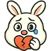 💔 Эмодзи «Крутой зайчик» для Telegram