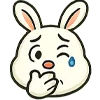 😰 Эмодзи «Крутой зайчик» для Telegram