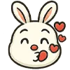 😘 Эмодзи «Крутой зайчик» для Telegram