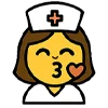 😘 Эмодзи «Медсестра» для Telegram