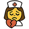 💔 Эмодзи «Медсестра» для Telegram