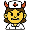 😈 Эмодзи «Медсестра» для Telegram