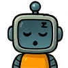 🛌 Эмодзи «Робот» для Telegram