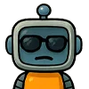 😎 Эмодзи «Робот» для Telegram