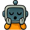 🫣 Эмодзи «Робот» для Telegram