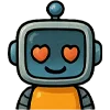 😍 Эмодзи «Робот» для Telegram