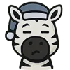 😴 Эмодзи «Зебра» для Telegram