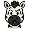 🤨 Эмодзи «Зебра» для Telegram