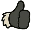 👍 Эмодзи «Зебра» для Telegram