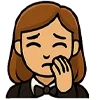 🥱 Эмодзи «Официант» для Telegram
