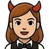😈 Эмодзи «Официант» для Telegram