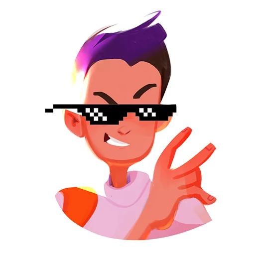 😎 Стикер «TRACE Meta verse» для Telegram