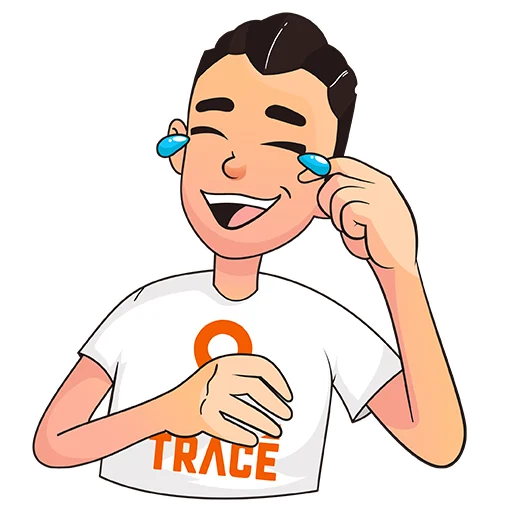 🤣 Стикер «TRACE Meta verse» для Telegram