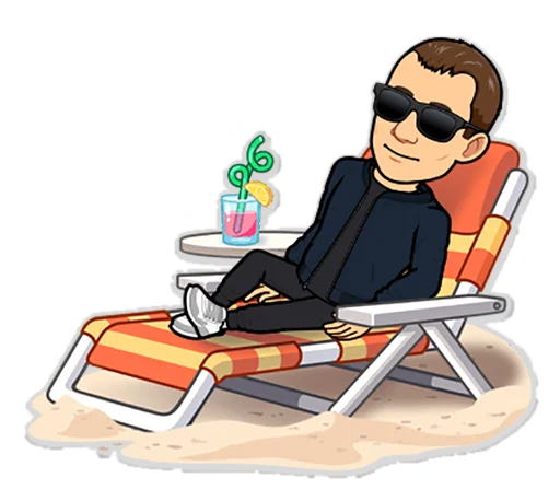 🏝 Стикер «Блог Трейдера» для Telegram