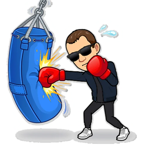 🤛 Стикер «Блог Трейдера» для Telegram
