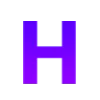 😎 Эмодзи «Фиолетовые буквы и иконки» для Telegram