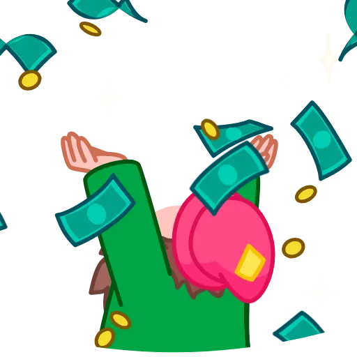 🤑 Стикер «Tramp» для Telegram
