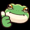 👍 Эмодзи «Tree Frog» для Telegram