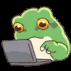🧑‍💻 Эмодзи «Tree Frog» для Telegram