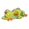⭐ Эмодзи «Tree frog» для Telegram