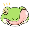 ⭐ Эмодзи «Tree frog» для Telegram