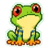 ⭐ Эмодзи «Tree frog» для Telegram