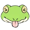 ⭐ Эмодзи «Tree frog» для Telegram